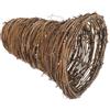 Veemoon Paralume a Campana in Rattan Intrecciato, 17cm per Lampada | Copertura Sostitutiva per Sospensione o Tavolo, Stile Vintage Rustico, Colore Marrone