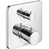 Hansgrohe 34705000, Set Miscelatore Termostatico Doccia/Vasca Axor Citterio M, con Valvola di Ritegno Cromato