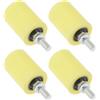 VGOL Confezione da 4 ruote guida in nylon, 50 x 70 mm, per cancelli scorrevoli, compatibili con sistemi di cancelli