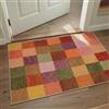 GENIMO Vintage Tappeto Ingresso Interno, 60x90 cm, Rosso Scuro | Lavabile Antiscivolo, Pelo Corto, Antiscivolo, Cucina, Camera da Letto, Entrata, Scendiletto, Ufficio