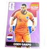 Panini Sticker EXTRA Purple Cody Gakpo Paesi Bassi Mondiali 2026 Liverpool