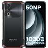 DOOGEE Blade 10 Power Rugged Smartphone, 24(6+18) GB+256GB, 10300mAh, Smartphone Rugged 90Hz 6.6" HD+ IPS, Octa Core Android 14, 50MP+8MP, Triple Card Slot, Fingerprint ID/Face Unlock/NFC/OTG