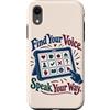 Neurodiversity Inclusion Roots Custodia per iPhone XR AAC Communication Board Find Your Voice Speech Therapy