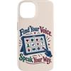 Neurodiversity Inclusion Roots Custodia per iPhone 14 AAC Communication Board Find Your Voice Speech Therapy