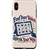 Neurodiversity Inclusion Roots Custodia per iPhone XS Max AAC Communication Board Find Your Voice Speech Therapy