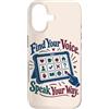 Neurodiversity Inclusion Roots Custodia per iPhone 17 AAC Communication Board Find Your Voice Speech Therapy