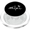 Upland Hunting Gifts Pointer inglese Bobwhite Quaglia Battito cardiaco Caccia Uccello PopSockets PopGrip per MagSafe