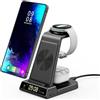 Phelinta Caricatore Wireless per Samsung S26 Ultra, Stazione di Ricarica per Samsung | 3 in 1 Base Ricarica Wireless per S26/S25 Ultra/S24/Z Flip 8/Z Fold, per Galaxy Watch 8/Ultra/7/6, Buds 4/4 Pro, No Adapter