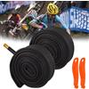 FACAIIO 2 camere d'aria per bicicletta, 66 cm, per 26 x 2,25, 2,30, 2,35 | Pneumatici, camera d'aria per bicicletta in gomma butilica di lunga durata con valvola standard per mountain bike