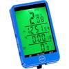 ULTECHNOVO Ciclocomputer Bici Wireless Schermo LCD, Distanza, blu | ABS, Versione , per Manubrio, Accessori di Montaggio Inclusi, Uso in Salita e Mountain Bike