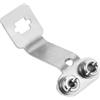 HEMOTON Supporto da Scherma in Acciaio Inox Argento 6x2,6x1,7cm | Installazione senza Attrezzi, Ricambio Rapido, per Preparazione Attrezzatura e Allenamento, Standard Fie
