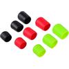 JECOMPRIS 9 Pezzi Protezione per Estremità Canna da Pesca in Silicone con Fori | Installazione Semplice e Struttura Flessibile, Compatta e Facile da Trasportare, Tre Misure Disponibili