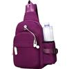 Generic leggero a tracolla, antifurto, regolabile, per sport, da viaggio | Marsupio sportivo per corsa, allenamento, pendolarismo, ciclismo, campeggio, arrampicata, pesca, ecc
