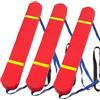 Generic Tubo di salvataggio professionale per bagnini, altamente visibile e impermeabile, boa di sicurezza per nuoto in acque libere, salvataggio di emergenza e allenamento di nuoto (arancione/rosso)