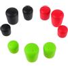 TOYANDONA 9 Pezzi Cuscino Posteriore per Canna da Pesca in Silicone con Fori drenanti | Leggero e Resistente all'Usura, Facile da Sostituire, Design Flessibile, Prolunga la Vita dell'Asta