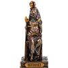 BeautifulGreekStatues Sekhmet statuetta in resina della dea egizia dipinta a mano, in bronzo, 7,4 cm