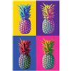 Yooyu Ananas colorato Andy Warhol Famose opere d'Arte Pittura su Tela Poster e Stampe Immagini di Arte della Parete Soggiorno 50x70 cm Senza Cornice