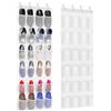 Lifewit Organizer Scarpe da Appendere Dietro la Porta, Porta Scarpe in Tessuto con 14 Scomparti Grandi per Ingresso e Camera da Letto, Blanco