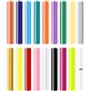 Zinueen Vinile permanente Smart per Cricut Explore 3/Maker 3, 17 fogli di pellicola per plotter in vinile 30,5x30,5 cm Pellicola per plotter removibile autoadesiva con 6 fogli di trasferimento per plotter per