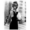 Posterlounge Audrey Hepburn - Colazione da Tiffany Poster | 30 x 40 cm Nero e Bianco Quadri Decorazione per pareti