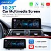 Lustrens Autoradio da 10,25 pollici - Display multimediale - Lettore CD - Compatibile con BMW Serie 3 e Serie 4