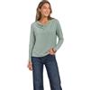 Street One 3232031 Camicia Effetto Seta con Parte Anteriore a Cascata Donna