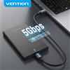 Vention Custodia per HDD 2.5 SATA a USB 3.0 Adattatore Custodia per disco rigido Custodia per HDD per disco SSD HDD Box USB 3.0 Micro B HD esterno