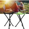 TOPINCN Sgabello pieghevole treppiede 600D tessuto Oxford anticaduta 200 kg sedia pieghevole portante buona stabilità antiscivolo per la pesca
