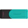 Kingston DataTraveler Exodia memoria USB 128GB - USB 3.2 Gen 1 - cappuccio rotante - colore turchese