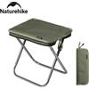 Naturehike Sgabello Pieghevole Naturehike per Attività all'Aperto, Sedia Portatile Leggera in Alluminio, Alta Capacità di Carico, per Viaggi, Campeggio e Pesca