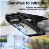 Heinast 1-4 Pezzi Luci Solari a Sensore di Movimento con Morsetto, Impermeabili per Esterni, Luce da Lavoro, 3 Modalità di Illuminazione, Lampada da Campeggio, Lampada a LED per Recinzione, Muro, Garage