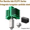 Sirol Kit Hotend per Bambu Lab X1/X1C/P1P/P1S, ugello in carburo di tungsteno monoblocco per stampante 3D Bambu Lab X1C, ricambi.