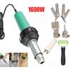 GECOFEER Pistola per saldatura plastica ad alta potenza da 1600W, 220V, soffiatore ad aria calda portatile, saldatrice a torcia termica multifunzione con ugelli multipli per riparazione di paraurti auto in PP