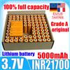 DIANKAISHOU 10-2000 pz Batterie Ricaricabili 3.7V 21700 5000mAh 15A INR21700 Li-ion ad Alta Scarica per Utensili Elettrici