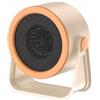 Ruutcasy Termoventilatore Portatile da Scrivania con Riscaldamento Rapido | Protezione Surriscaldamento, Silenzioso, Per Ufficio e Camera, Mini Design, Uso Interno
