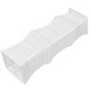 GALPADA Bianco Pieghevole, Paralume in Carta per Piantana da Terra | Stile Giapponese Moderno, 115x27x27cm, per Soggiorno e Studio, 1 Pezzo