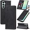 Jasonyu Cover per Samsung Galaxy S26 FE, Portafoglio Custodia , Nero | PU Pelle, Flip Libro, Slot Porta Carte, Magnetica, Funzione Supporto, TPU Antiurto