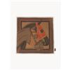 Adamsbro Sciarpa in seta di gelso Frame Horses - Marrone