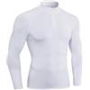 HotYou Maglia Termiche da Uomo Invernale Intimo Termica a Maniche Lunghe Quater Zipper Respirabile Asciugatura Rapida Corsa Ciclismo Fitness