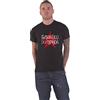 The Smashing Pumpkins T Shirt Star Band Logo Nuovo Ufficiale Uomo Nero Size L