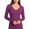 EGI Maglia Donna Manica Lunga Lana Seta Microcostina Elegante Intimo Morbido Caldo Made in Italy, Art. 1493
