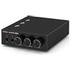 Lustrens Mini DAC stereo per giochi con ingresso microfono: amplificatore per cuffie, convertitore digitale-analogico USB/ottico