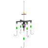 Tsophreniq Baits Fishhooks - Set di ami da pesca in argento per carpe d'acqua | Perline regolabili, attrezzatura per pescatori a lungo lago River Lake