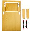 Pissente Tavola Inclinata con Elastici, 13 X 4.1 Pollici in Legno | Stretcher per Polpacci, Costruzione in Pannello di Fibra, Flessibilità di Polpaccio e Tallone, Allenamento Dell'Equilibrio,