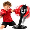 Pine shine Sacco da boxe da tavolo, palla da boxe da tavolo con forte base a ventosa, palla da boxe a molla, giocattolo da scrivania antistress, attrezzatura da allenamento per casa, ufficio e fitness