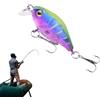 Generico Esche Da Pesca Wobbler Portatili con Movimento Realistico e Azione | Swimbait Finto Per Acqua Salata Per Bass, Trota, Pesce Gatto, Kayak, Pesca A Mosca, Offshore, Stagno, Mosca, Kayak, Trota
