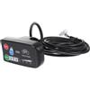 COLLBATH Display LED880 per Bici Elettrica Pannello nero, 36V 48V | ABS, Cinque Linee Colorate, Pulsanti LED, Uso Notturno e Pioggia