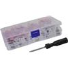 Springwillfly Kit di 60 chiodi in gomma per riparazione pneumatici con anima in acciaio | 60 pezzi in totale, 30 piccoli 30 grandi, involucro in gomma con nucleo in acciaio, alta resistenza alle temperature