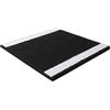 EffiFish Vetro per fibra per bersaglio freccette Surround 600x900mm Heavy Duty | Materiale in feltro, assorbe per impatto, previene danni alla parete, dimensioni 900 x 900 mm, finitura nera