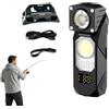 Generic Torcia da berretto, piccola lampada frontale impermeabile alta | Torcia da gilet USB ricaricabile per lavoro, attività all'aperto, pesca, ciclismo, sport, zaino, escursionismo, campeggio